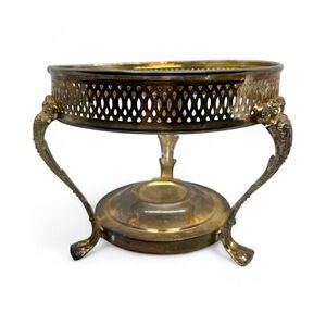 Vintage Leonard Silverplate Chaffing Buffet Ornate Server Warmer Italy